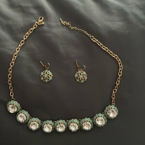 Necklace and Earring Set. Drop earring.